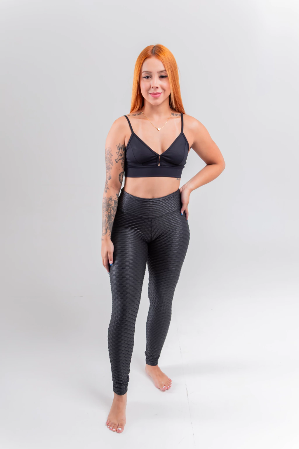Calça legging cirrê bolha | ref. 7714