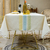 Toalha De Mesa Folhas em Linho - Coisarada Brasil - Casa e Decoração Inteligente