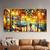 Quadro Abstrato Urbano Pintado à Óleo - Coisarada Brasil - Casa e Decoração Inteligente