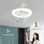 Ventiladores de teto com led e controle remoto