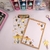 Prancheta Estampada com 30 Folhas Decoradas Abelhinhas