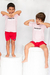CAMISETA INFANTIL ROSA CLARO PWRD BY COFFEE - comprar online