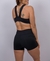 SHORT EMPINA BUMBUM PRETO C/ ETIQUETA PWRD BY COFFEE