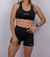 SHORT EMPINA BUMBUM PRETO C/ ETIQUETA PWRD BY COFFEE - comprar online