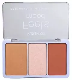Paleta contorno+iluminador+ blush Feels Mood by Ruby Rose