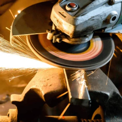 Disco Abrasivo Metal 4-1/2" Eje 7/8" Grano 80 Zirconio 10 piezas - MARAGA