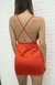vestido saten elastizado rojo - Vikinga