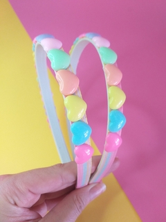 Tiara coração candy
