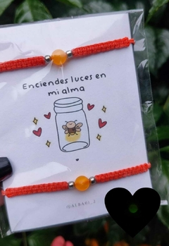 PULSERAS LUCIÉRNAGA PARA COMPARTIR