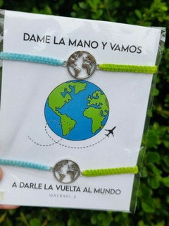 PULSERAS MUNDO PARA COMPARTIR