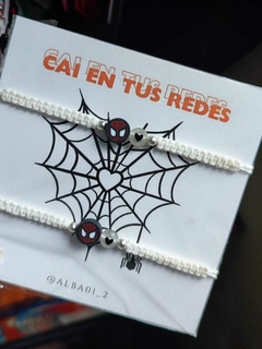 PULSERAS DE SPIDERRMAN FIMO 3 PARA COMPARTIR