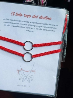 PULSERA HILO ROJO 1 PARA COMPARTIR
