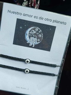 PULSERAS ASTRONAUTA PARA COMPARTIR
