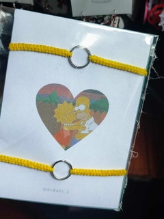 PULSERA HOMERO Y LISA PARA COMPARTIR