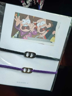 PULSERA GRAVITY FALLS PARA COMPARTIR
