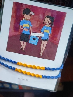 PULSERAS DE BOCA JUNIORS PARA COMPARTIR BIRRA CIRCULAR