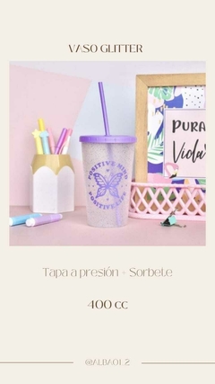 VASO GLITTER