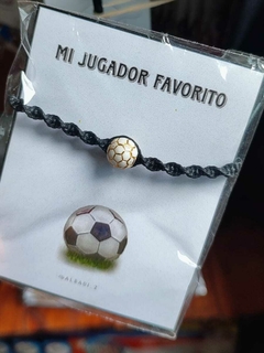 PELOTA DE FÚTBOL DORADA CIRCULAR