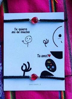 PULSERAS TE QUIERO MUCHO PARA COMPARTIR