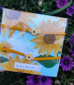 PULSERAS GIRASOL PARA COMPARTIR