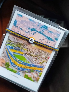 PULSERA DE BOCA JUNIORS ESTRELLA