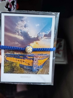 PULSERA DE BOCA JUNIORS PELOTA1