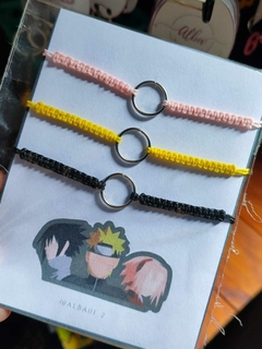 PULSERA NARUTO X3 PARA COMPARTIR