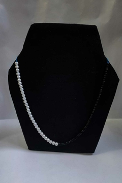 COLLAR CHOKER BLANCO Y NEGRO