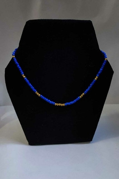 COLLAR CHOKER AZUL