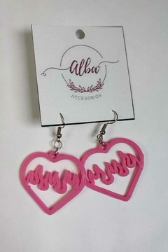 AROS CORAZÓN FUEGO 3D