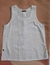 Blusa Regata Branca Detalhe Costas