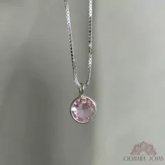 Colar Pingente Ponto de Luz Redondo - ODHARA JÓIAS