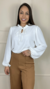 Blusa Manga Longa com Gola Franzida – Annis na internet