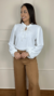 Blusa Manga Longa com Gola Franzida – Annis - Annis 