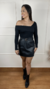 Imagem do Shorts Saia em Couro Eco Lisa - Annis