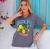 Camiseta Raven lemon cinza na internet