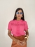 Blusa rosa Iasmim - loja online
