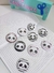 Kit 3 bottons pandinha