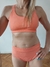 Conjunto Top y short. CORAL. Talle M