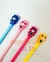 Caneta Ursinhos Carinhosos Papelaria Fofa Kawaii Atacado 6 ou 12u