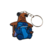 Chaveiro em formato do Stitch, personagem da Disney, usando um chapéu de bruxo e segurando um bastão.