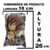 Almofada Atack on titan Eren Titã 26cm - comprar online