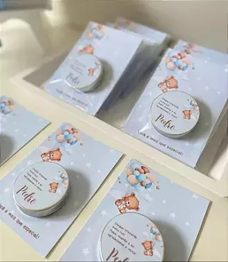 Velinha na latinha 39g com cartão - comprar online