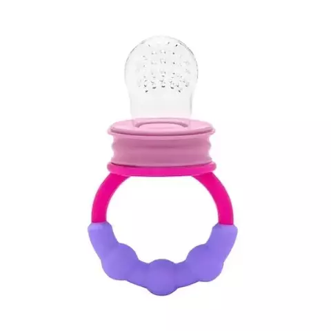 ALIMENTADOR DE SILICONE ROSA LOLLY