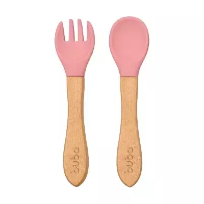 KIT COLHER BAMBU ROSA