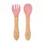 KIT COLHER BAMBU ROSA