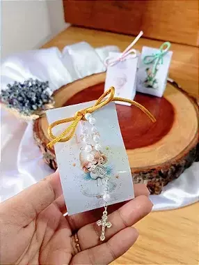 Mini velinha bubblé com terço 39g