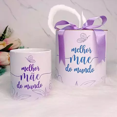 Caneca com tubo lata