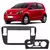 MOLDURA VW UP 2014 PRETO 2 DIN 14/16 (798253504850)