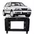 MOLDURA GOL/SAVEIRO/PARATI/ G3 2 DIN PRETA (7898253498247)
